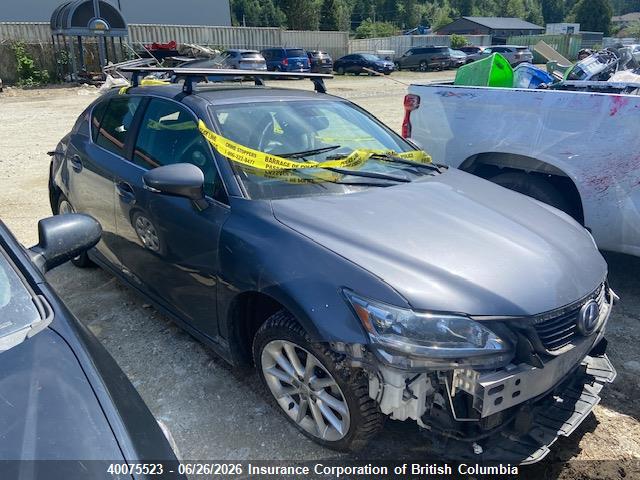40075523 :رقم المزاد ، JTHKD5BH3D2140551 vin ، 2013 Lexus Ct 200 مزاد بيع