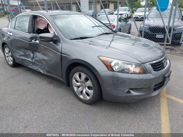 2008 Honda Accord Exl მანქანა იყიდება აუქციონზე, vin: 1HGCP36878A802155, აუქციონის ნომერი: 40075533