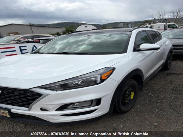 Продаж на аукціоні авто 2020 Hyundai Tucson Limited/sel/sport/ultimate/value, vin: KM8J3CA49LU274594, номер лоту: 40075534