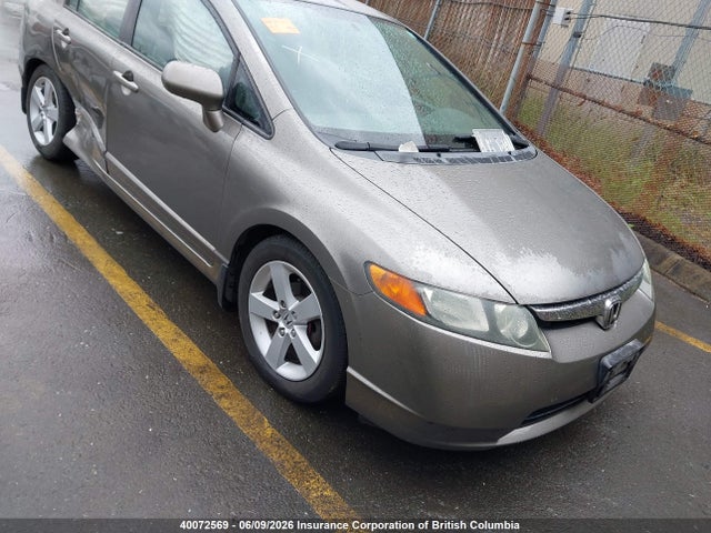 2006 Honda Civic Lx მანქანა იყიდება აუქციონზე, vin: 2HGFA16576H015214, აუქციონის ნომერი: 40072569