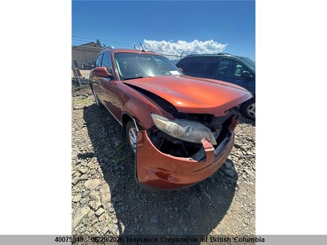 Auction sale of the 2007 Infiniti Fx45, vin: JNRBS08W47X400625, lot number: 40075548