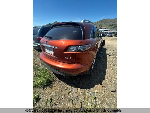 Aukcja sprzedaży 2007 Infiniti Fx45, vin: JNRBS08W47X400625, numer aukcji: 40075548