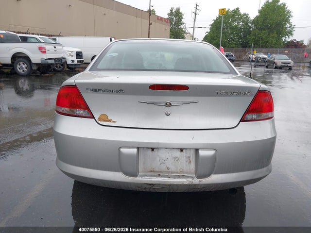 2006 Chrysler Sebring Touring მანქანა იყიდება აუქციონზე, vin: 1C3EL56R76N180464, აუქციონის ნომერი: 40075550