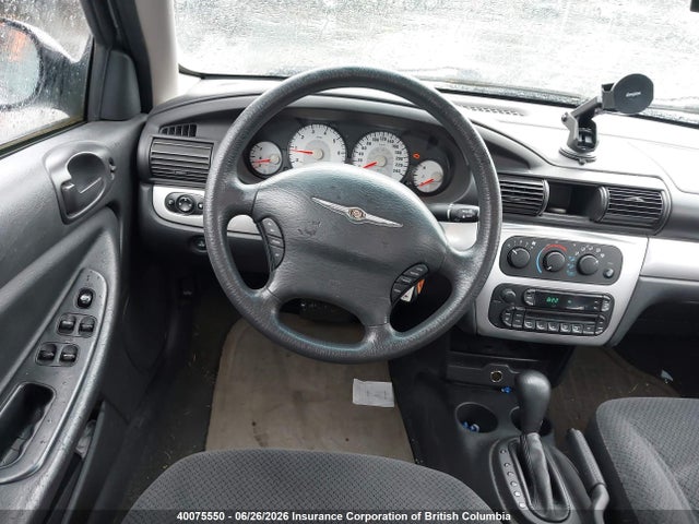 2006 Chrysler Sebring Touring მანქანა იყიდება აუქციონზე, vin: 1C3EL56R76N180464, აუქციონის ნომერი: 40075550