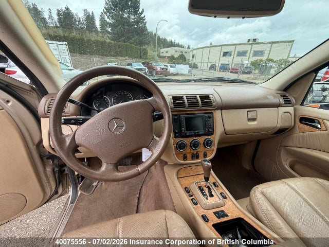 Продаж на аукціоні авто 2005 Mercedes-benz Ml 350, vin: 4JGAB57E55A532306, номер лоту: 40075556