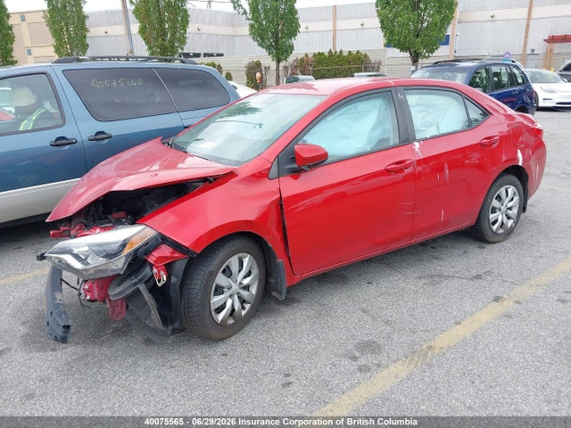 2016 Toyota Corolla L/le/le Pls/prm/s/s Pls მანქანა იყიდება აუქციონზე, vin: 2T1BURHE3GC716859, აუქციონის ნომერი: 40075565