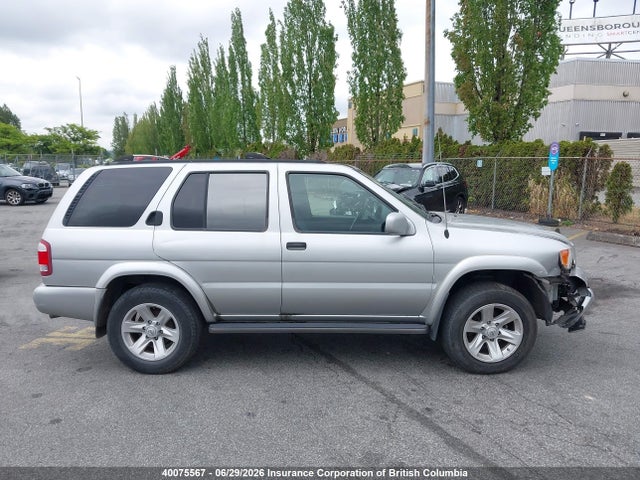 2002 Nissan Pathfinder Le/se მანქანა იყიდება აუქციონზე, vin: JN8DR09Y72W715829, აუქციონის ნომერი: 40075567