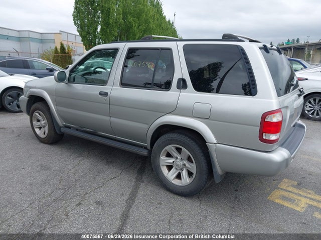 2002 Nissan Pathfinder Le/se მანქანა იყიდება აუქციონზე, vin: JN8DR09Y72W715829, აუქციონის ნომერი: 40075567