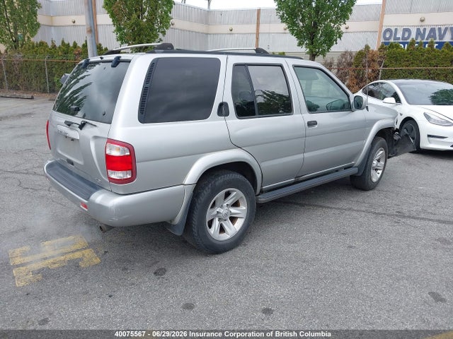 2002 Nissan Pathfinder Le/se მანქანა იყიდება აუქციონზე, vin: JN8DR09Y72W715829, აუქციონის ნომერი: 40075567