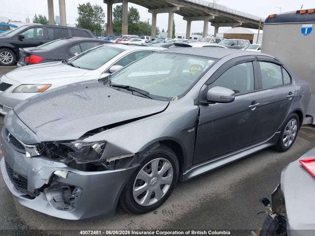 40072481 :رقم المزاد ، JA32U2FU1HU602914 vin ، 2017 Mitsubishi Lancer Es مزاد بيع
