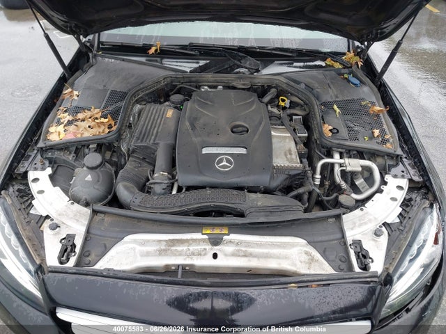 40075583 :رقم المزاد ، 55SWF4KB1HU192183 vin ، 2017 Mercedes-benz C 300 4matic مزاد بيع
