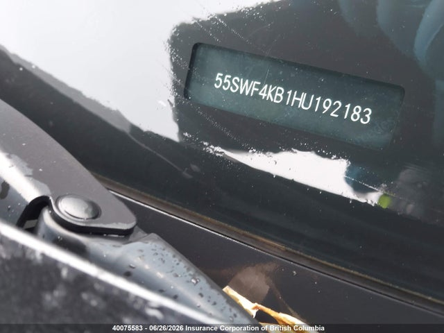55SWF4KB1HU192183 Mercedes-Benz C 300 4matic