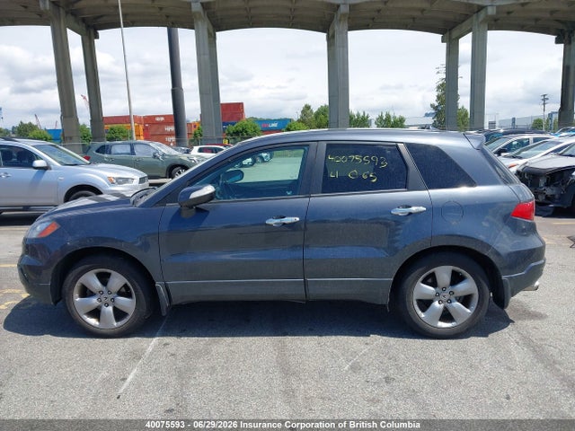 40075593 :رقم المزاد ، 5J8TB182X7A800152 vin ، 2007 Acura Rdx مزاد بيع