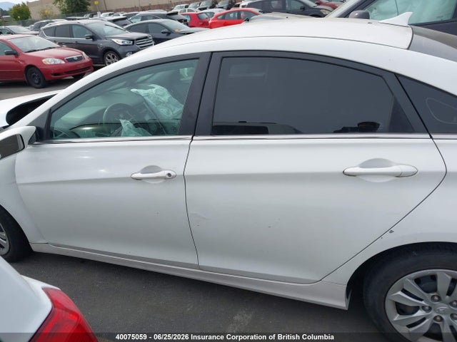 2012 Hyundai Sonata Gls მანქანა იყიდება აუქციონზე, vin: 5NPEB4AC9CH337757, აუქციონის ნომერი: 40075059