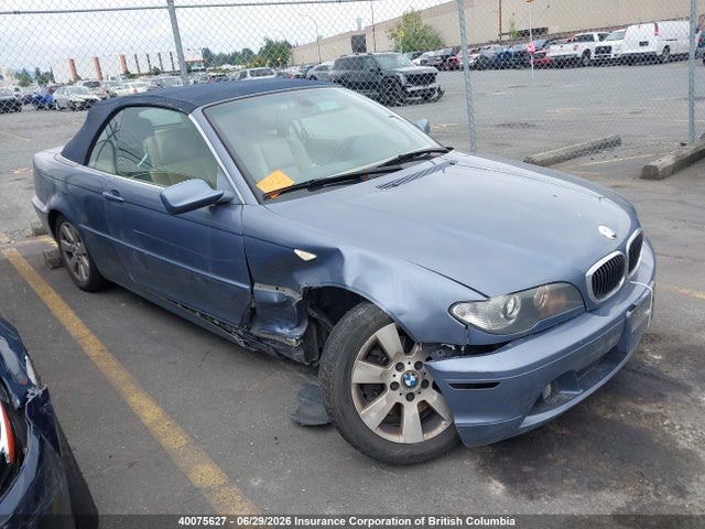 Продажа на аукционе авто 2005 Bmw 325ci, vin: WBABW33405PL38470, номер лота: 40075627