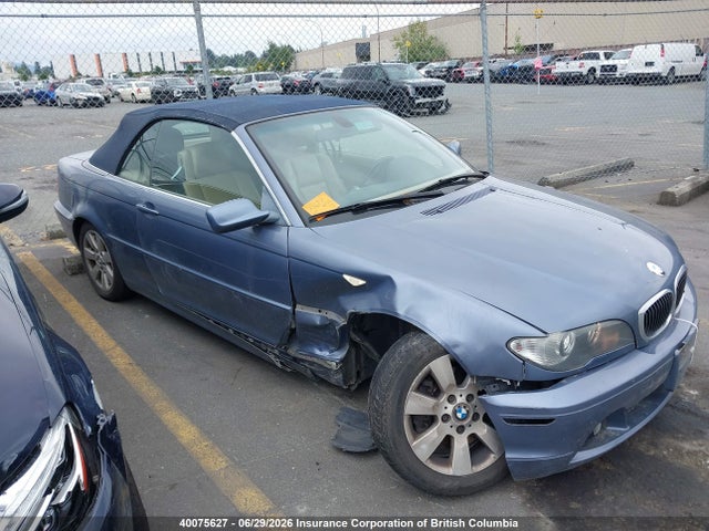Продаж на аукціоні авто 2005 Bmw 325ci, vin: WBABW33405PL38470, номер лоту: 40075627
