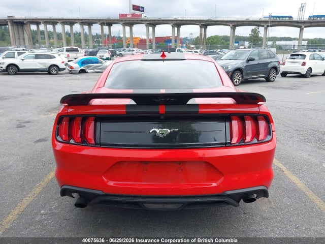 2021 Ford Mustang Ecoboost/ecoboost Premium მანქანა იყიდება აუქციონზე, vin: 1FA6P8TH2M5124999, აუქციონის ნომერი: 40075636