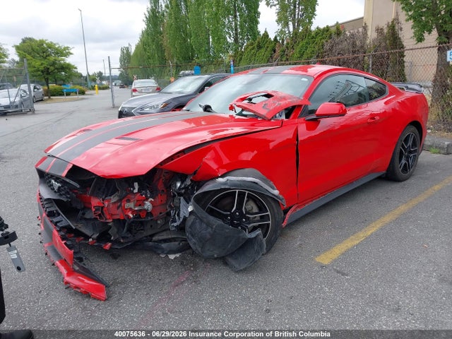 2021 Ford Mustang Ecoboost/ecoboost Premium მანქანა იყიდება აუქციონზე, vin: 1FA6P8TH2M5124999, აუქციონის ნომერი: 40075636