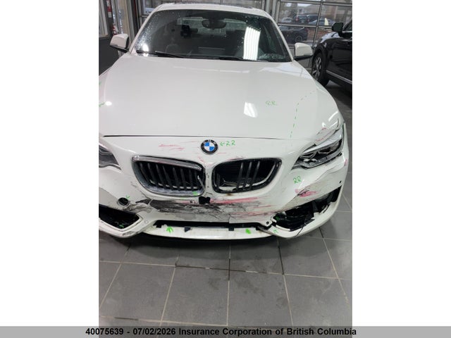 40075639 :رقم المزاد ، WBA1F7C56FV367450 vin ، 2015 Bmw 228i مزاد بيع
