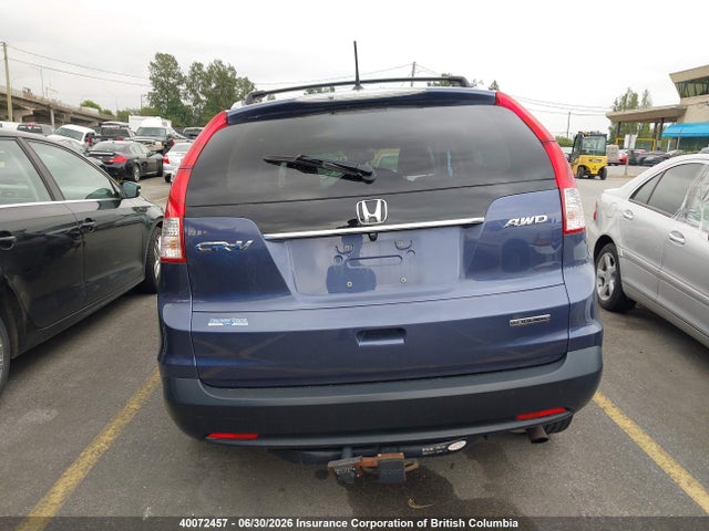 Продаж на аукціоні авто 2012 Honda Cr-v Touring, vin: 5J6RM4H97CL801768, номер лоту: 40072457