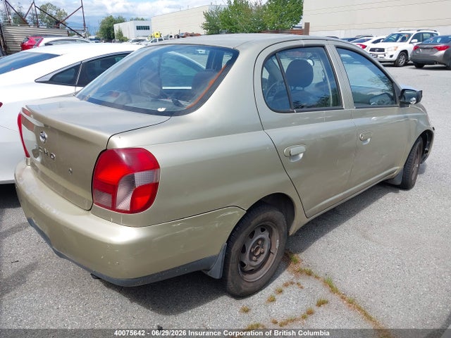 2000 Toyota Echo მანქანა იყიდება აუქციონზე, vin: JTDBT1238Y0048449, აუქციონის ნომერი: 40075642
