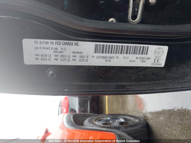 Chrysler 300 2016 2C3CCABG8GH106078 Image 9