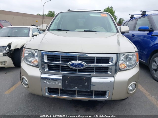 2012 Ford Escape Limited მანქანა იყიდება აუქციონზე, vin: 1FMCU9EG3CKA86615, აუქციონის ნომერი: 40075645