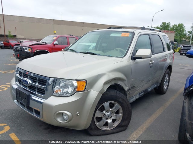 2012 Ford Escape Limited მანქანა იყიდება აუქციონზე, vin: 1FMCU9EG3CKA86615, აუქციონის ნომერი: 40075645