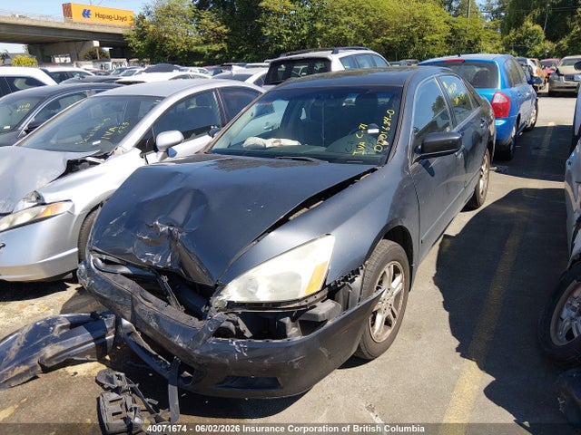 2007 Honda Accord Ex მანქანა იყიდება აუქციონზე, vin: 1HGCM56737A812465, აუქციონის ნომერი: 40071674