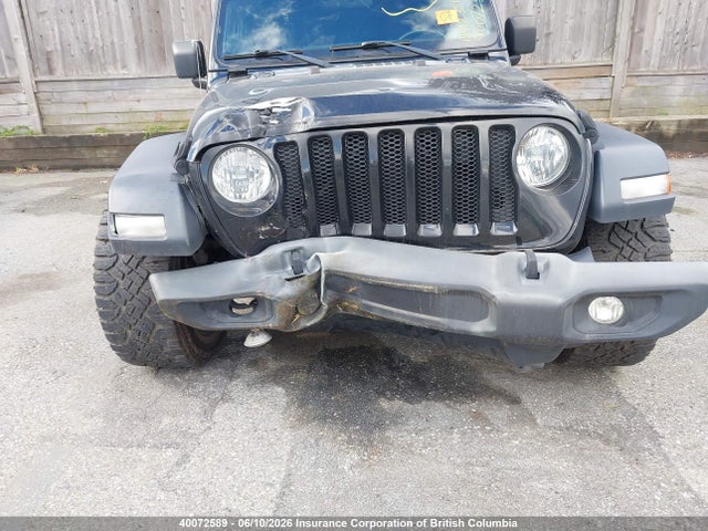 2019 Jeep Wrangler Unlimited Sport მანქანა იყიდება აუქციონზე, vin: 1C4HJXDG4KW564539, აუქციონის ნომერი: 40072589