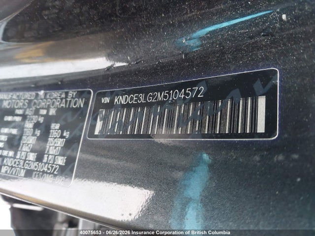 Aukcja sprzedaży 2021 Kia Niro, vin: KNDCE3LG2M5104572, numer aukcji: 40075653