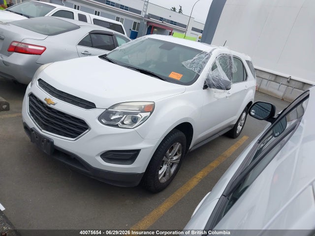 40075654 :رقم المزاد ، 2GNFLEEK0G6257984 vin ، 2016 Chevrolet Equinox Ls مزاد بيع