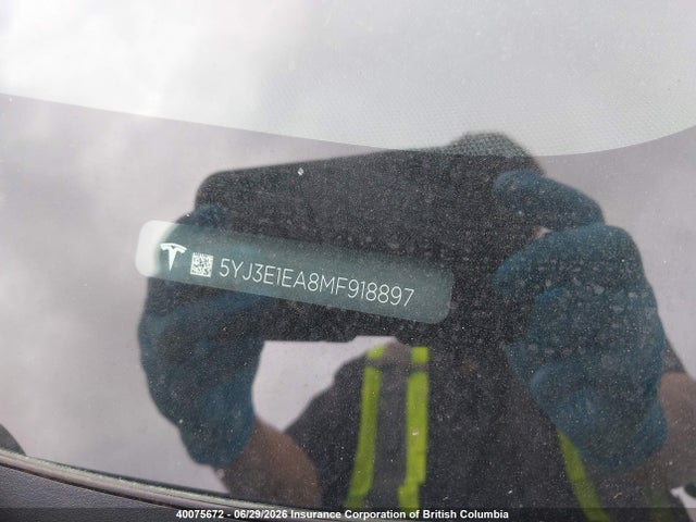 Aukcja sprzedaży 2021 Tesla Model 3 Standard Range/standard Range Plus, vin: 5YJ3E1EA8MF918897, numer aukcji: 40075672