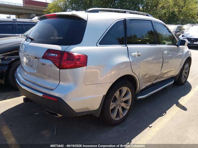 40073442 :رقم المزاد ، 2HNYD2H78AH001005 vin ، 2010 Acura Mdx Advance مزاد بيع