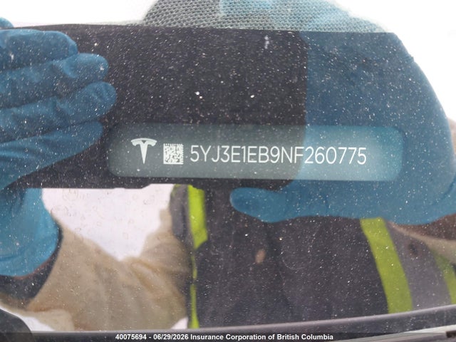 Tesla MODEL 3 2022 5YJ3E1EB9NF260775 Image 19