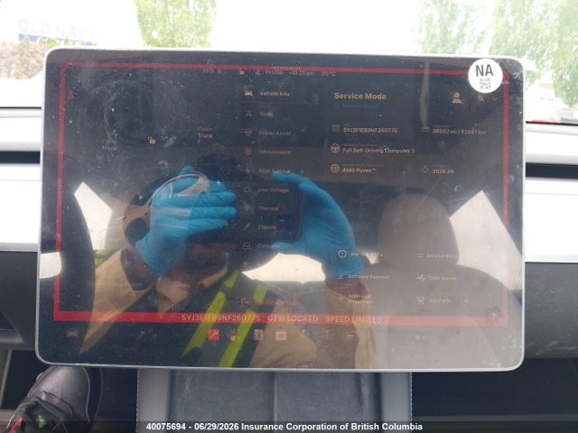 Tesla MODEL 3 2022 5YJ3E1EB9NF260775 Image 7