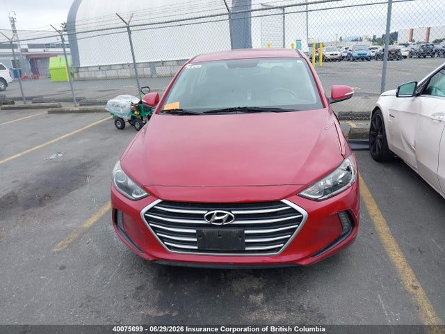 2018 Hyundai Elantra Sel/value/limited მანქანა იყიდება აუქციონზე, vin: KMHD84LF5JU542394, აუქციონის ნომერი: 40075699