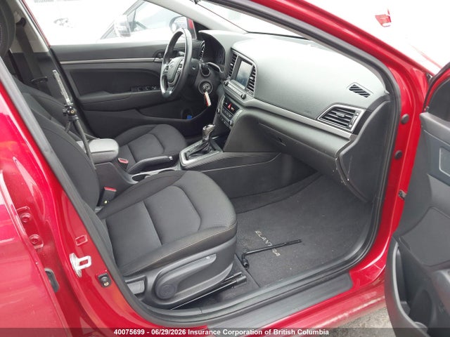 2018 Hyundai Elantra Sel/value/limited მანქანა იყიდება აუქციონზე, vin: KMHD84LF5JU542394, აუქციონის ნომერი: 40075699