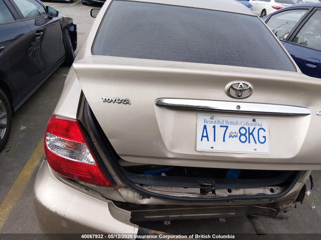 Продажа на аукционе авто 2002 Toyota Camry Le/xle/se, vin: JTDBE30K920012857, номер лота: 40067932