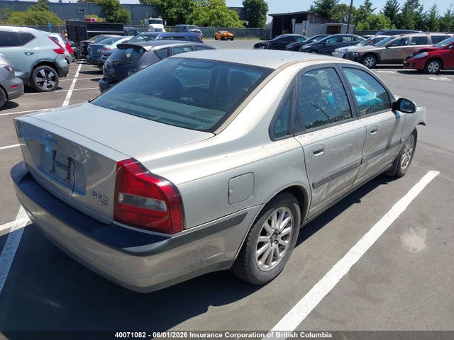 Aukcja sprzedaży 1999 Volvo S80 T6 Turbo, vin: YV1TS90D5X1003151, numer aukcji: 40071082