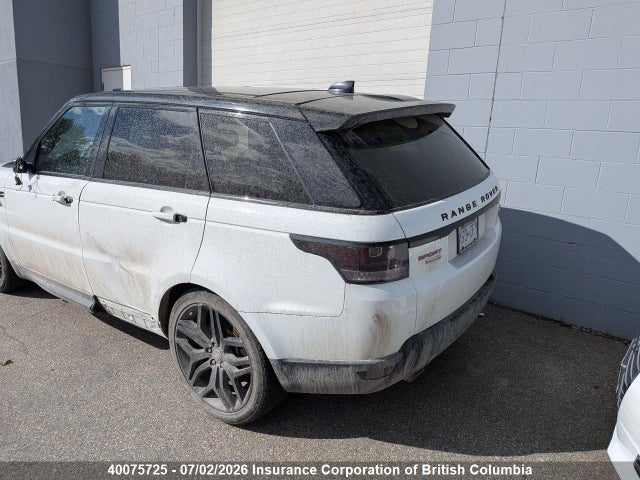 2017 Land Rover Range Rover Sport Sc მანქანა იყიდება აუქციონზე, vin: SALWR2FE7HA167873, აუქციონის ნომერი: 40075725