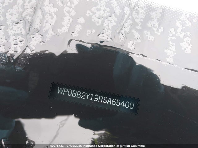 WP0BB2Y19RSA65400 Porsche Taycan Cross Turismo 4s