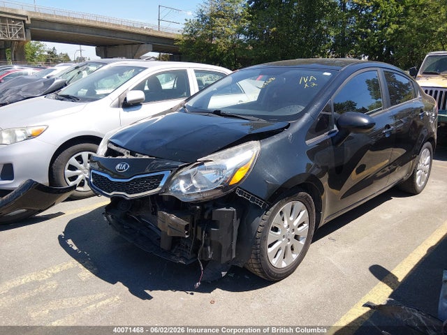 KIA RIO EX 2014 KNADN4A36E6395743 Image 2