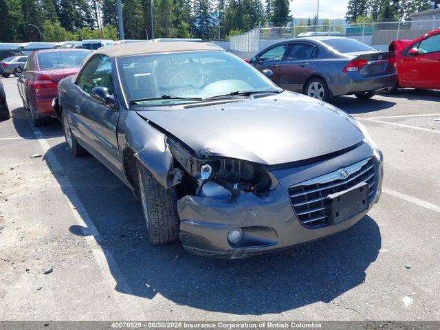 Aukcja sprzedaży 2004 Chrysler Sebring Limited, vin: 1C3EL65R84N405852, numer aukcji: 40070529