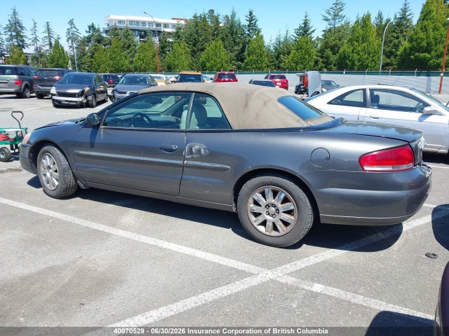 2004 Chrysler Sebring Limited მანქანა იყიდება აუქციონზე, vin: 1C3EL65R84N405852, აუქციონის ნომერი: 40070529