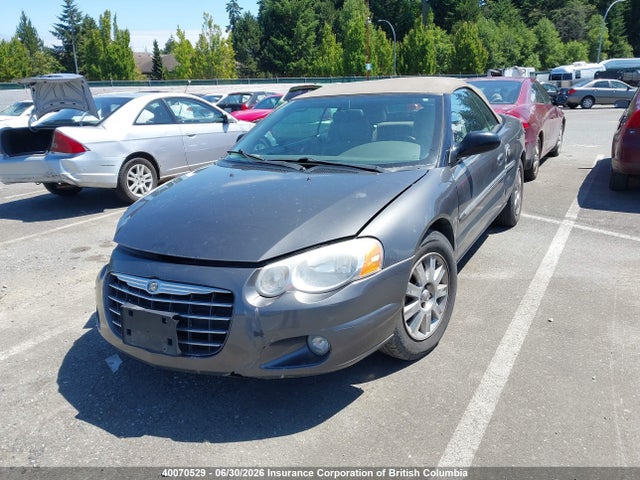 2004 Chrysler Sebring Limited მანქანა იყიდება აუქციონზე, vin: 1C3EL65R84N405852, აუქციონის ნომერი: 40070529