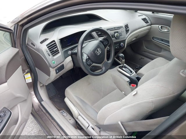 Продаж на аукціоні авто 2012 Honda Civic, vin: 2HGFB2F47CH049532, номер лоту: 40075748
