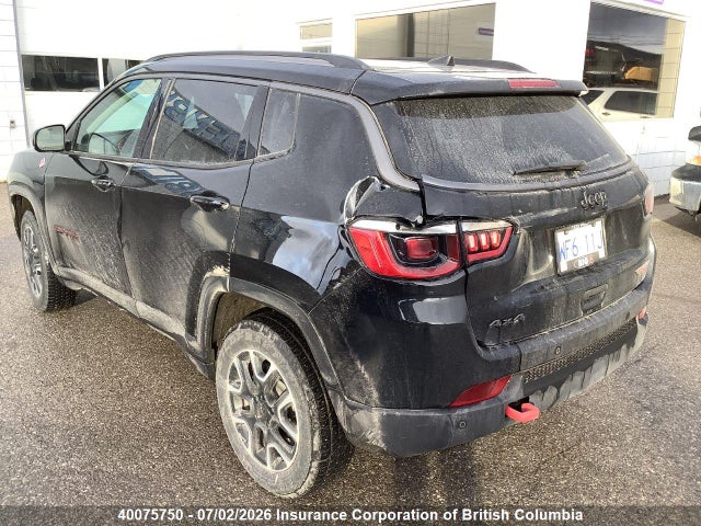 Продаж на аукціоні авто 2021 Jeep Compass Trailhawk, vin: 3C4NJDDBXMT600345, номер лоту: 40075750