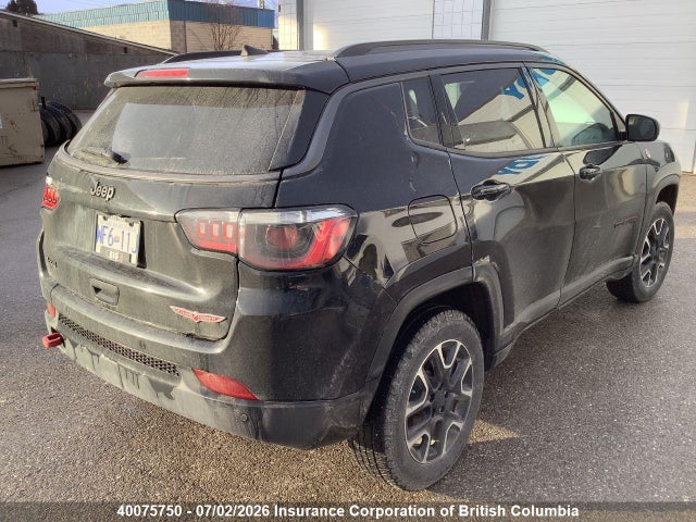 Продаж на аукціоні авто 2021 Jeep Compass Trailhawk, vin: 3C4NJDDBXMT600345, номер лоту: 40075750