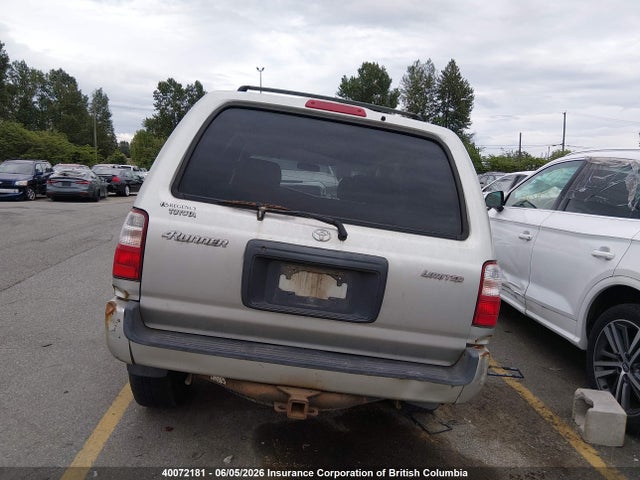 2001 Toyota 4runner Limited მანქანა იყიდება აუქციონზე, vin: JT3HN87R019058733, აუქციონის ნომერი: 40072181
